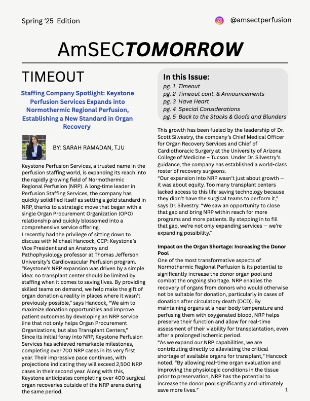 AmSECTomorrow 2025 Spring Cover