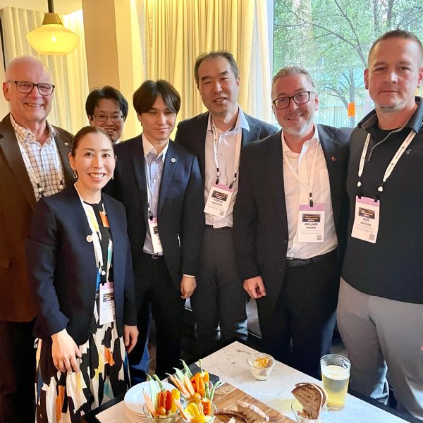 group of people smiling