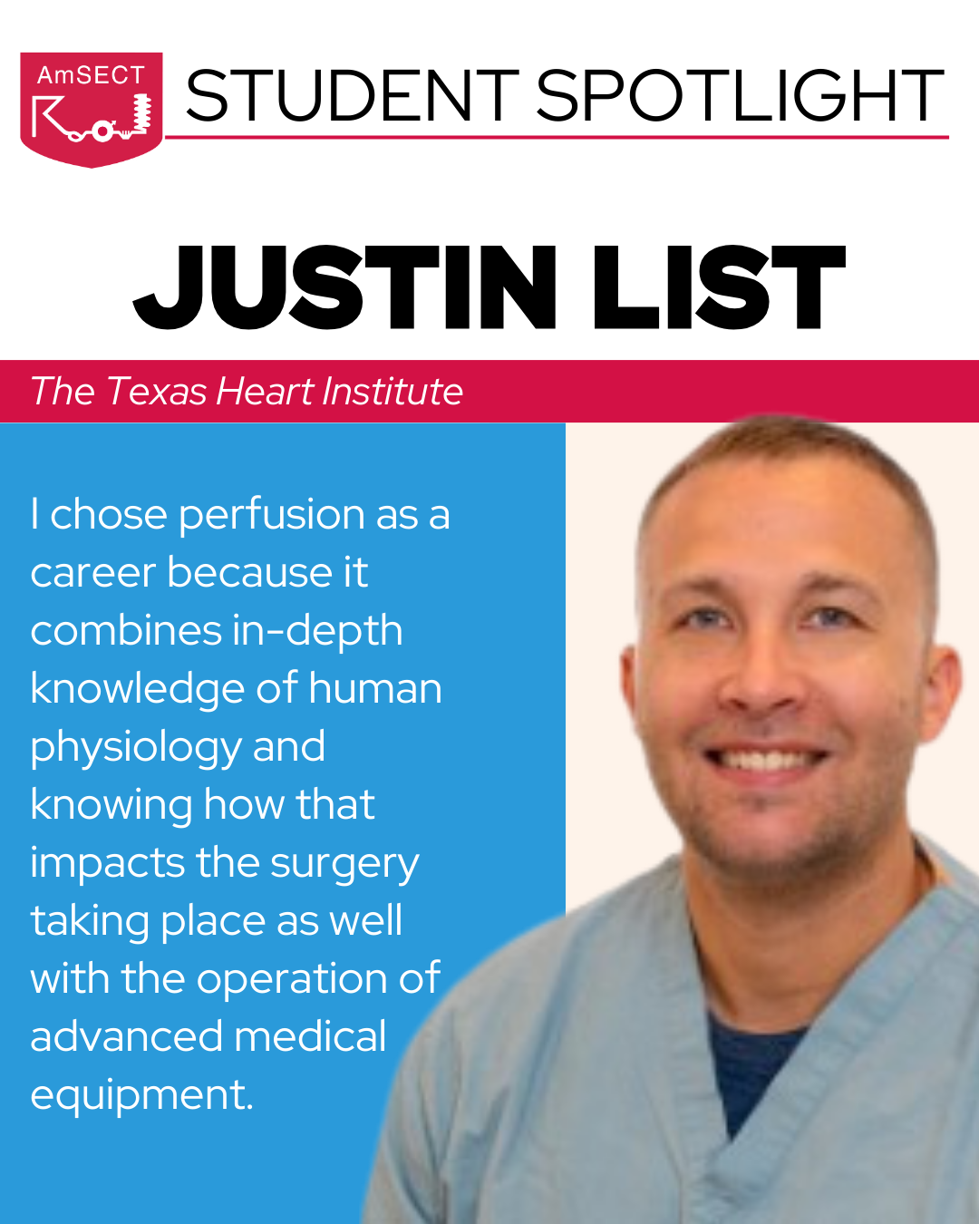 Student Spotlight, Justin List